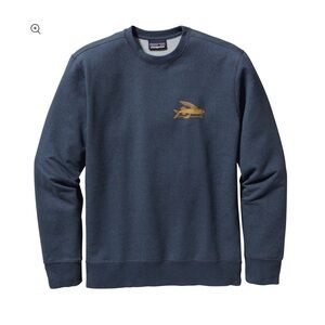 Men Flying Fish Midweight Crew Sweatshirt